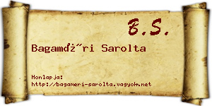 Bagaméri Sarolta névjegykártya
